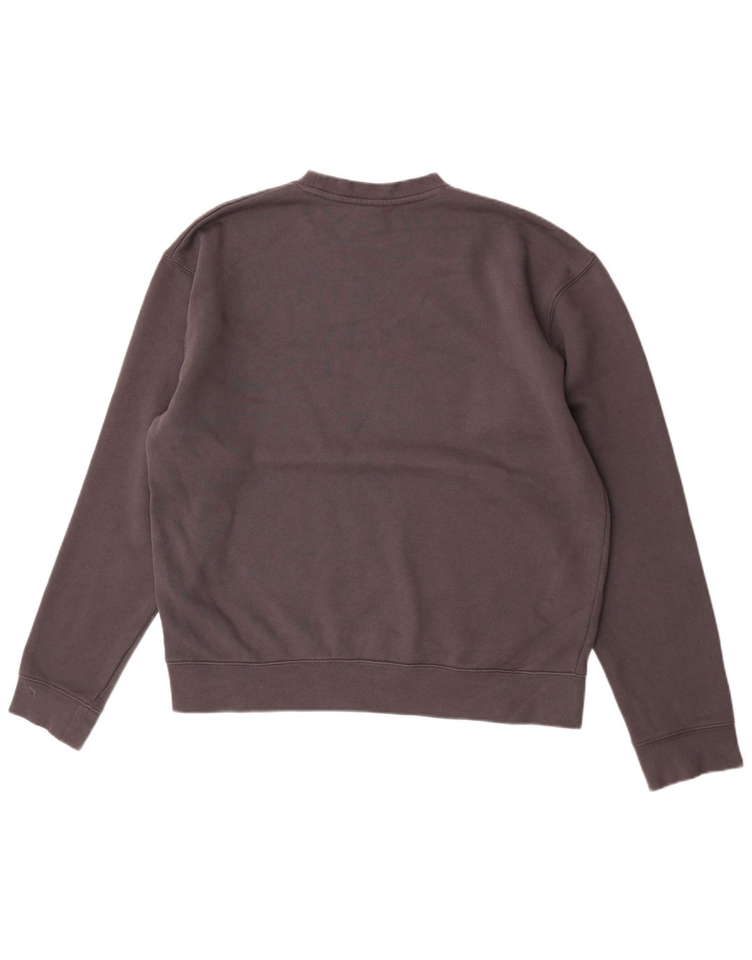 Felpa Zara Uomo Maglione Grande Cotone Grigio