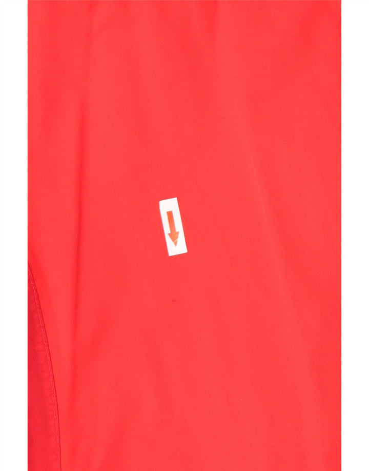 Giacca antipioggia con cappuccio da donna Jack Wolfskin UK 22/24 2XL Rossa