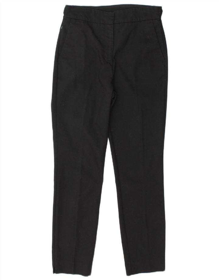 Pantaloni chino slim da donna Zara piccoli W26 L27 neri