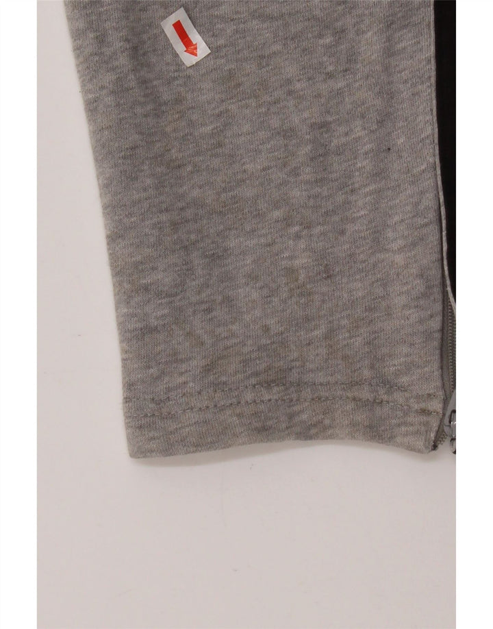 Pantaloni da tuta da uomo Adidas in cotone grigio medio
