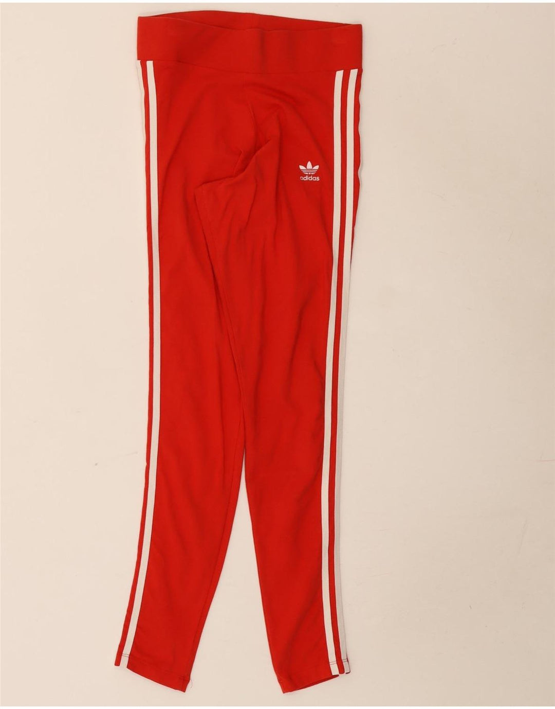 Leggings Adidas da donna UK 10 piccolo cotone rosso