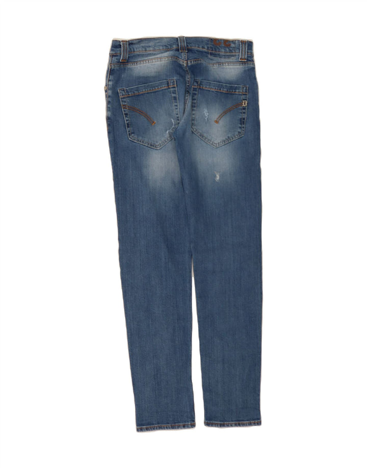 DONDUP Womens Distressed Slim Jeans IT 46 Large W32 L30 Blue Vintage Dondup and Second-Hand Dondup from Messina Hembry 