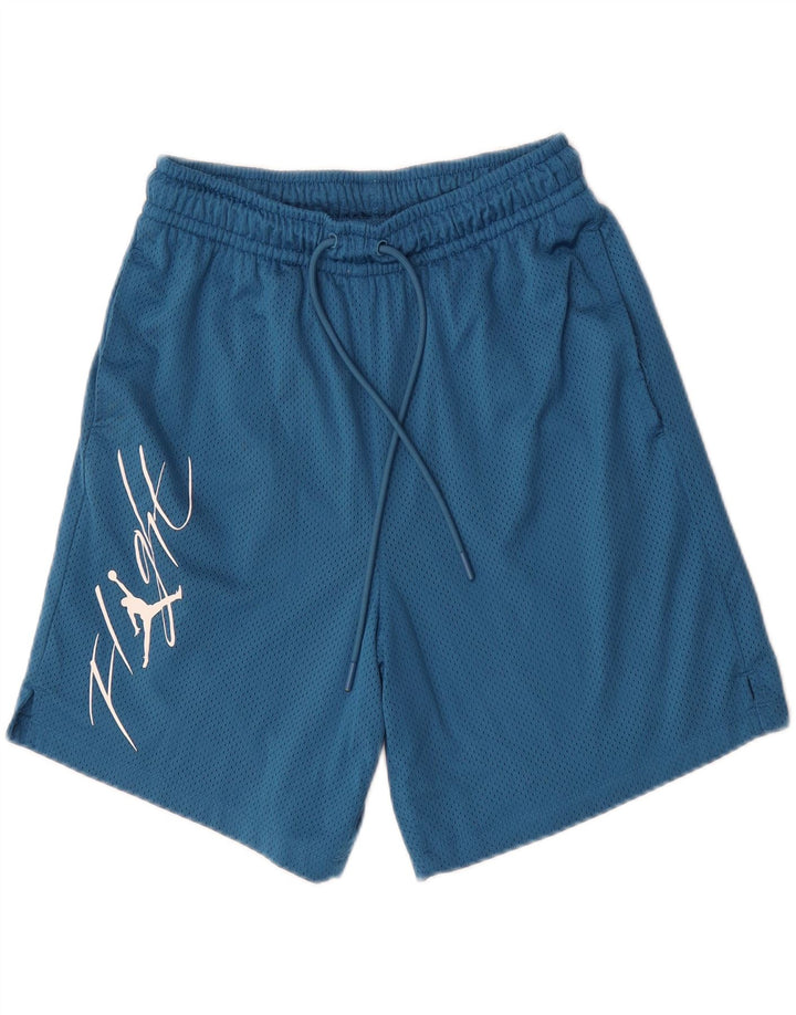 Pantaloncini sportivi grafici da uomo Jordan piccoli in poliestere blu