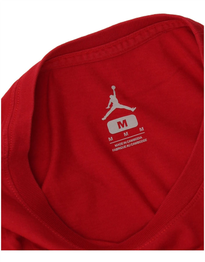 T-shirt da uomo Jordan Top rossa media