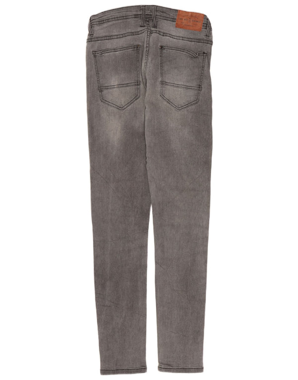 Jeans skinny da uomo Zara EU 40 medio W31 L29 cotone grigio