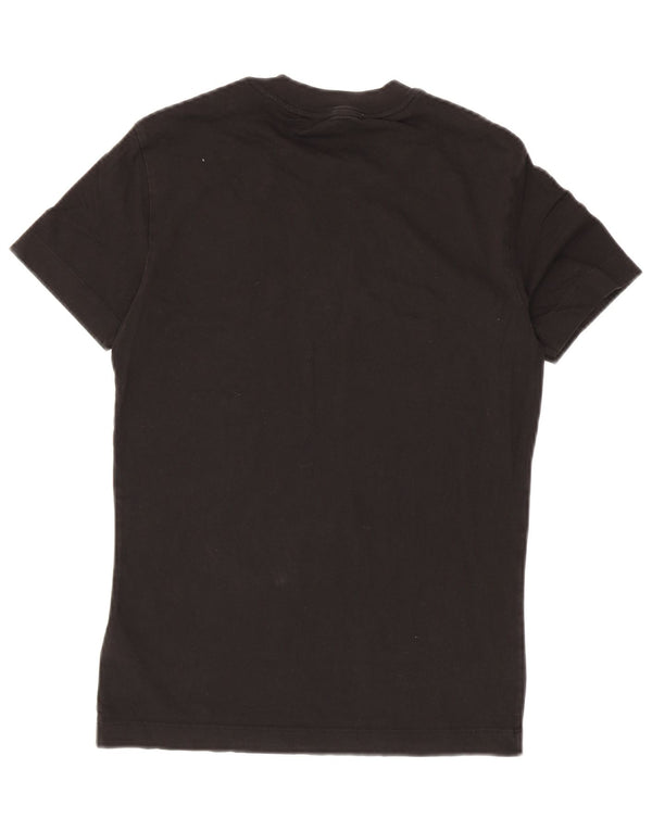 Maglietta grafica da uomo Calvin Klein Jeans Top piccola in cotone nero