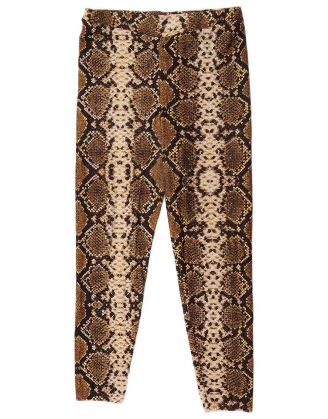 Leggings Zara da donna UK 12 Poliestere con stampa animalier marrone medio