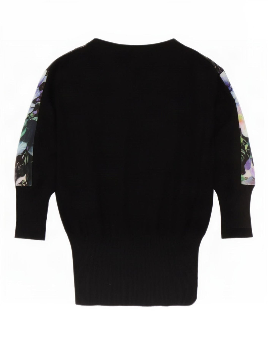 Camicetta oversize da donna Oasis Top UK 6 XS Viscosa floreale nera