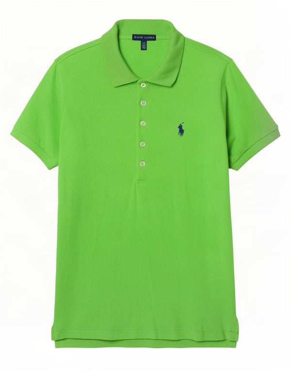 Polo da donna Ralph Lauren UK 16 grande cotone verde
