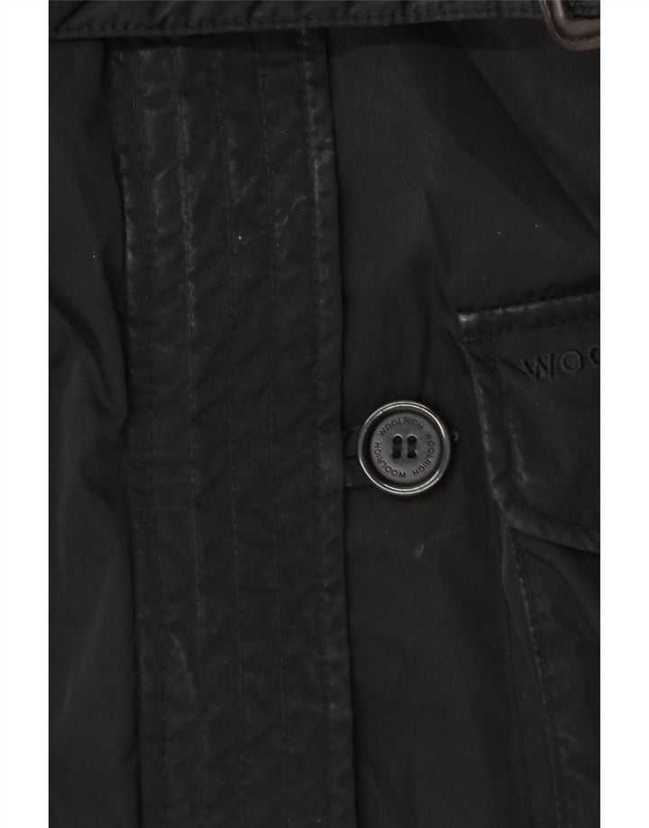 Giacca utility con cappuccio da donna Woolrich UK 14 poliestere nero medio