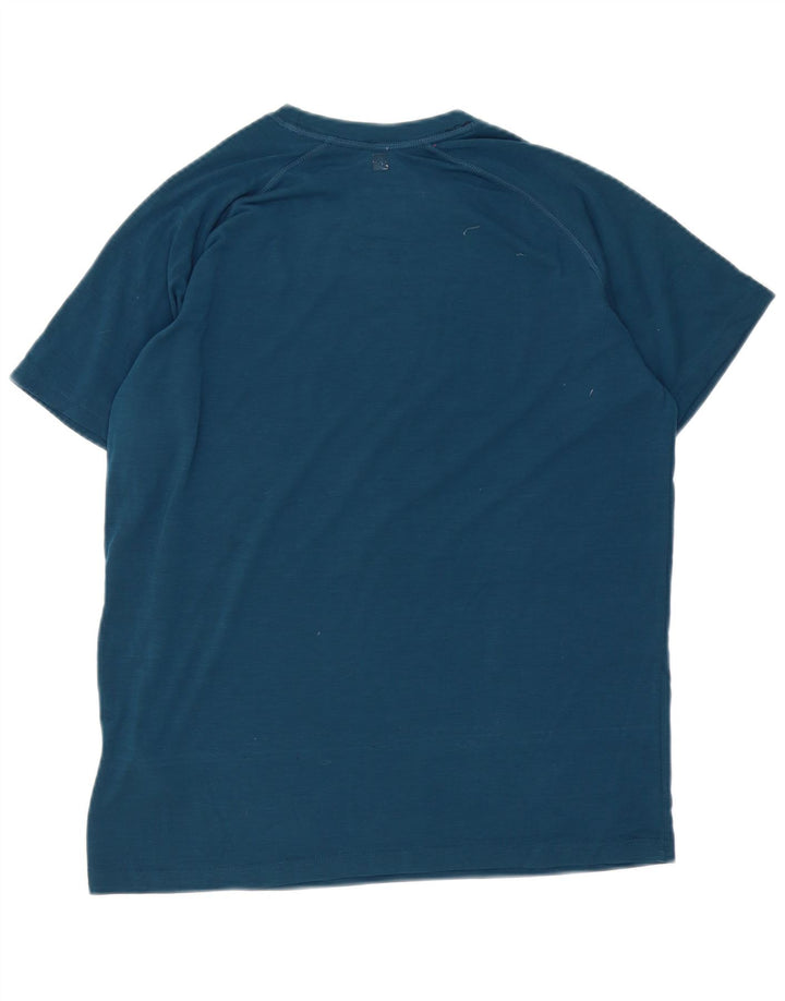 T-shirt da uomo Mountain Warehouse Top piccola in poliestere blu