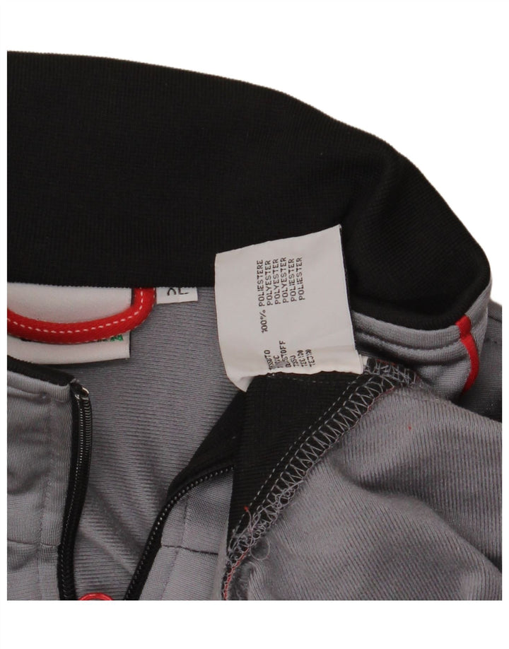 DIADORA Giacca da tuta da uomo XL Poliestere Colourblock grigio