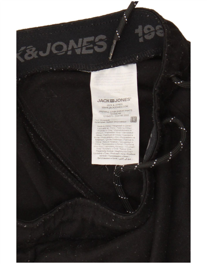 Jack & Jones Pantaloni da tuta da uomo Joggers Large Poliestere nero