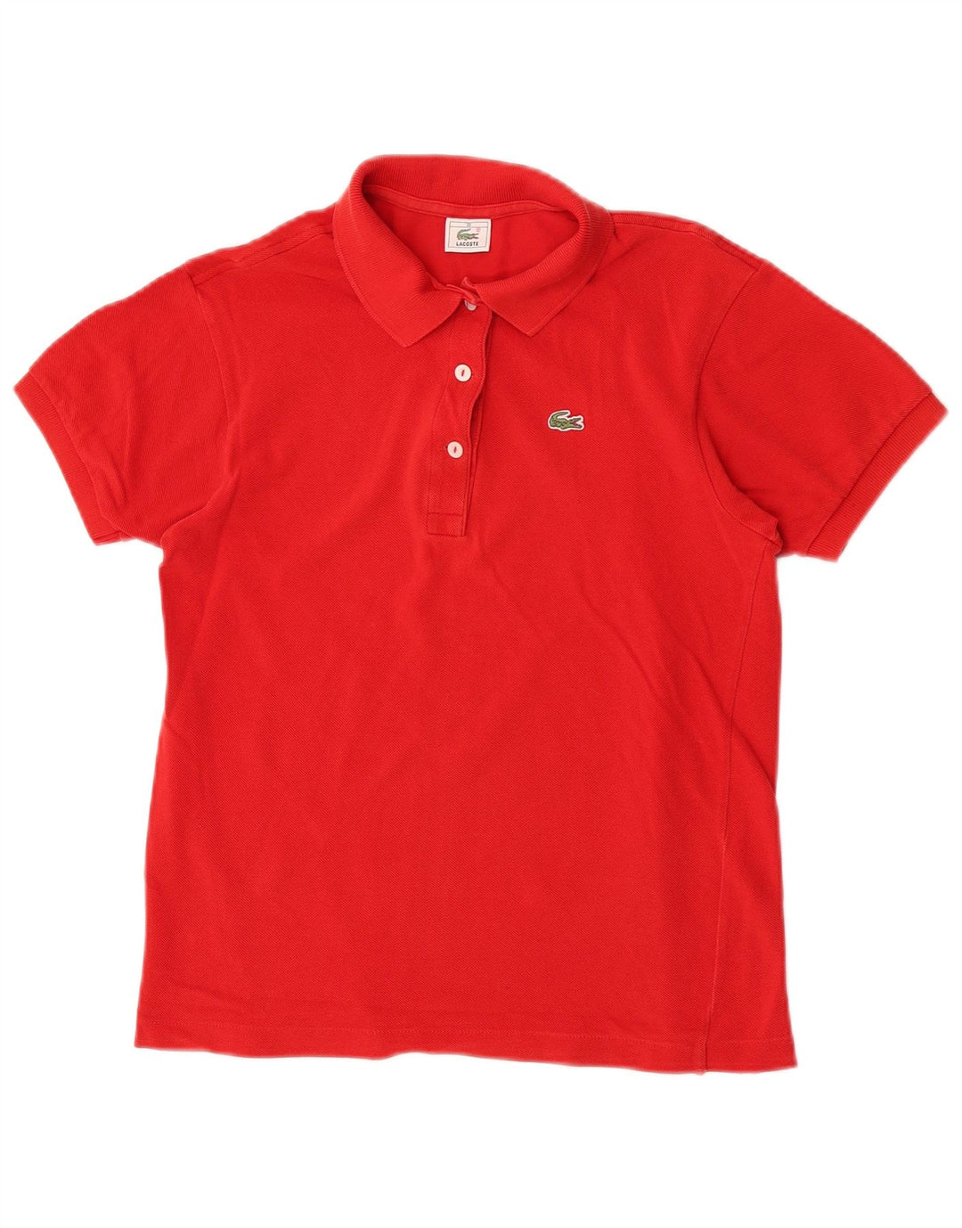 Polo da donna Lacoste taglia 38 media rossa in cotone
