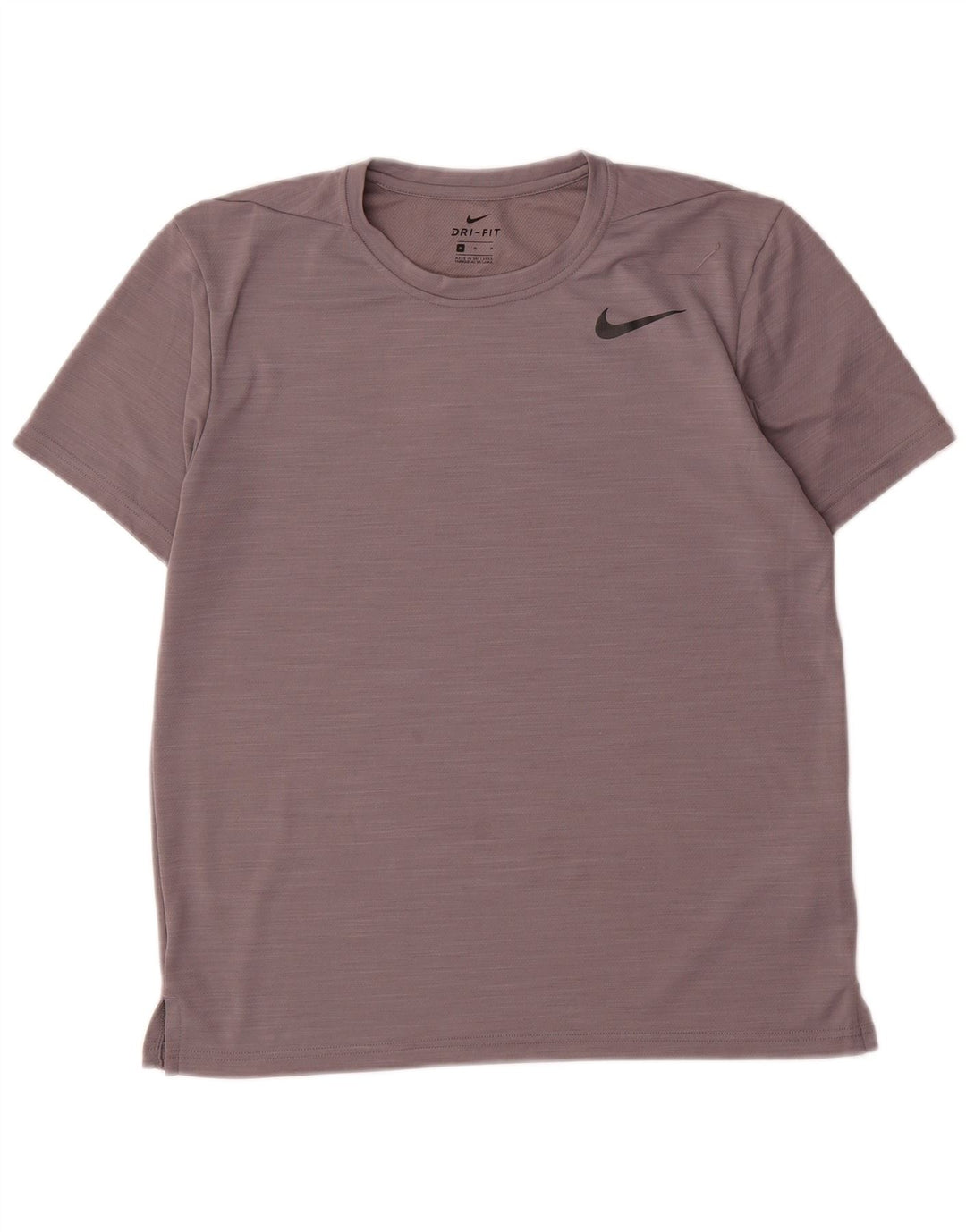 T-shirt da uomo Nike Top in poliestere grigio medio