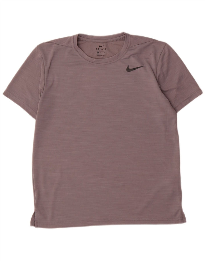 T-shirt da uomo Nike Top in poliestere grigio medio