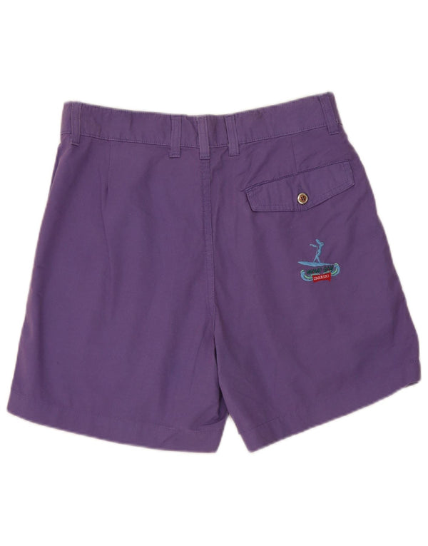 Pantaloncini chino con pegging da donna CARRERA W30 cotone viola medio