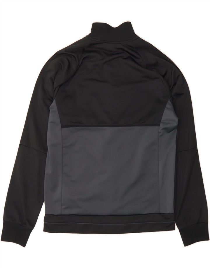 Giacca da tuta da uomo ADIDAS, poliestere color block medio nero