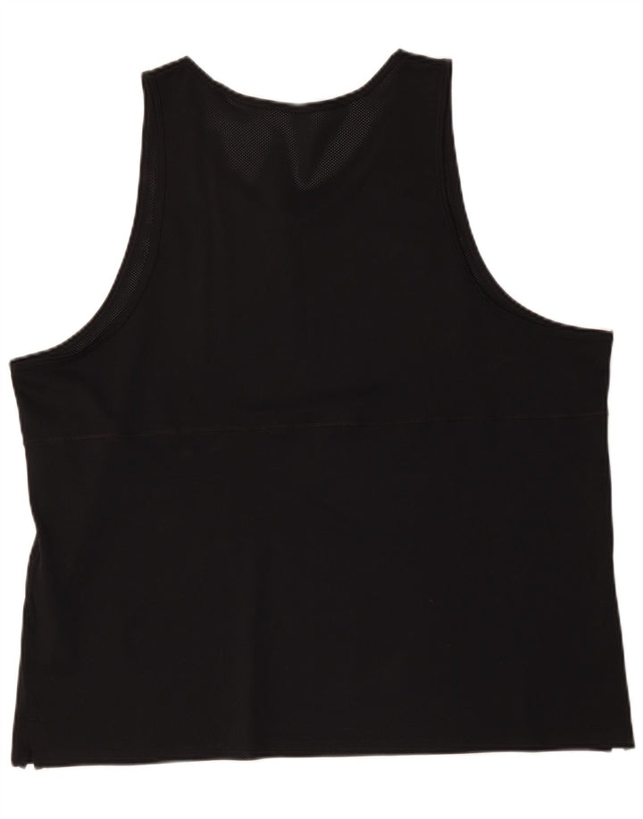 Canotta Nike Dri Fit da uomo 2XL nera in poliestere