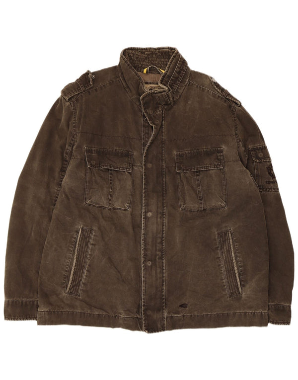 Giacca militare da uomo Camel Active UK 42 XL Cotone kaki