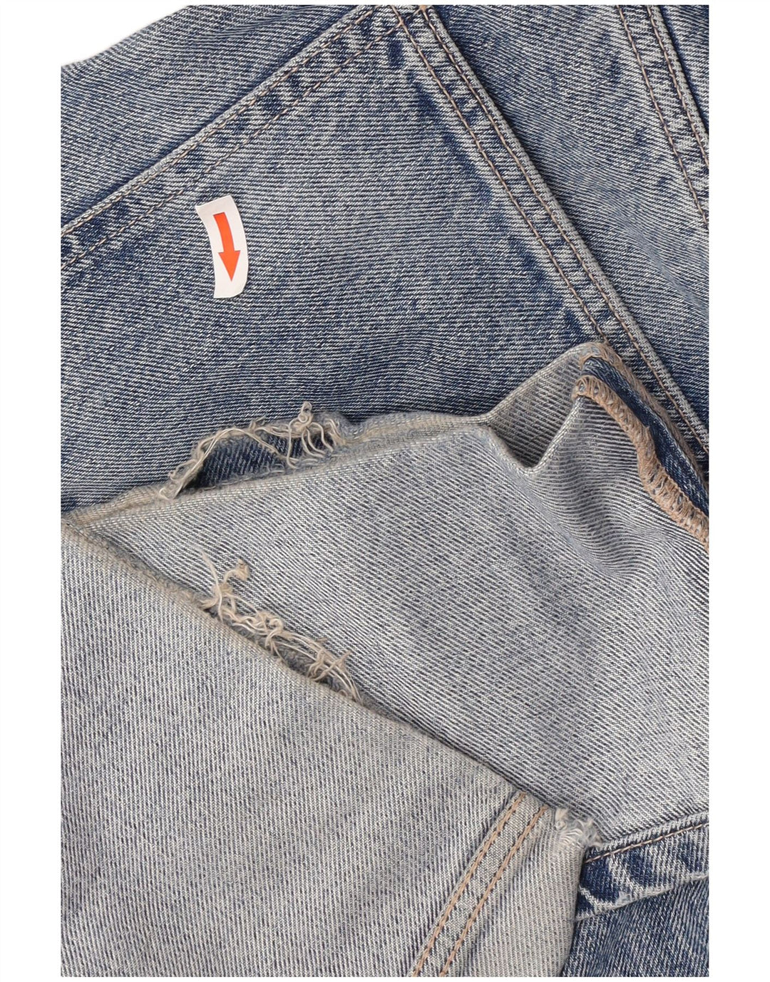 Jeans dritti a vita alta da donna Zara EU 40 medio W30 L27 blu