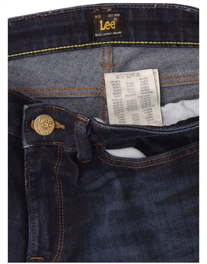Jeans slim da donna Lee W30 L30 cotone blu