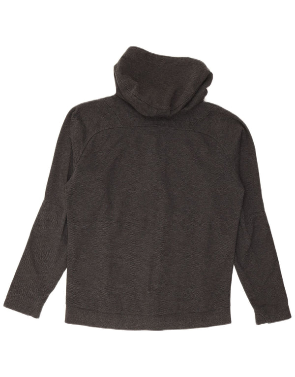 PUMA Mens Italia Graphic Zip Hoodie Sweater Small Grey Cotton