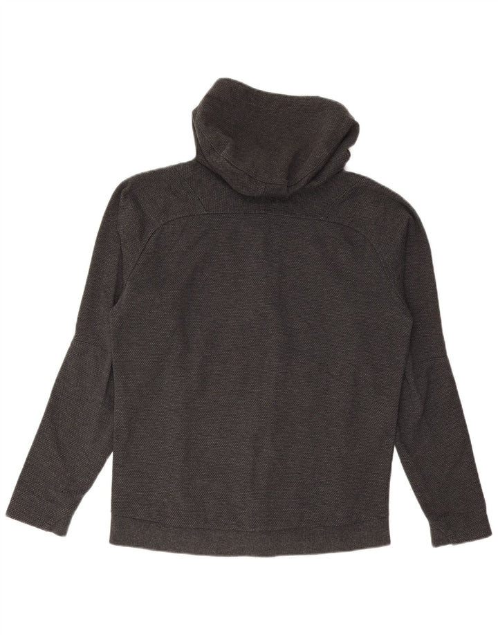 Felpa con cappuccio e zip grafica PUMA Italia da uomo piccola in cotone grigio