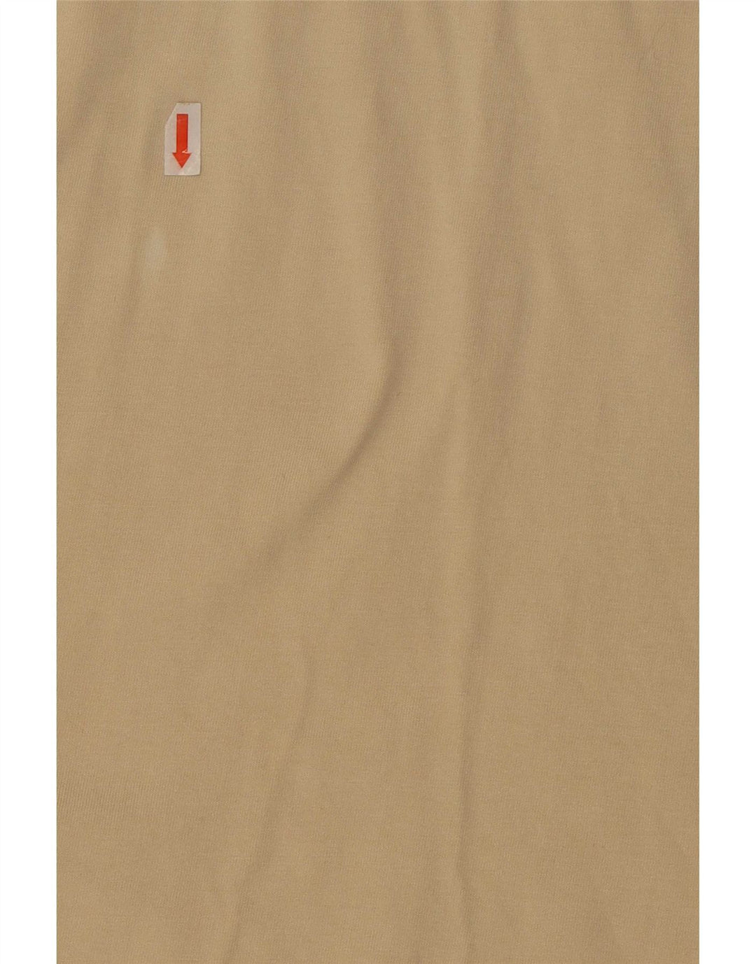 Camicia pullover militare a maniche corte vintage da uomo grande beige