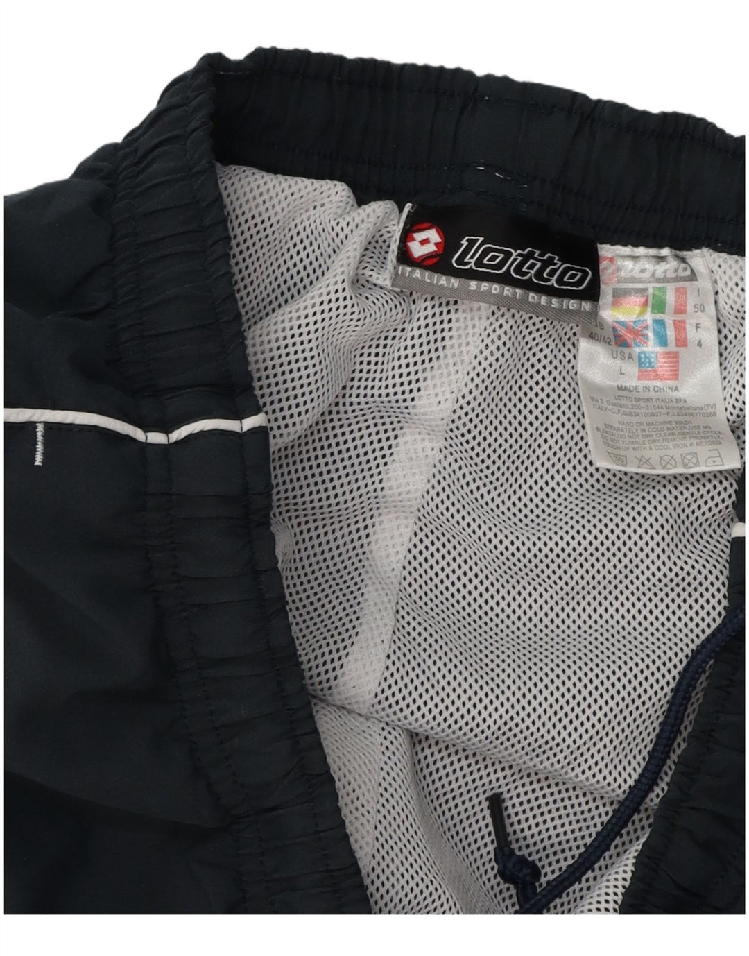 LOTTO Mens Tracksuit Trousers UK 40/42 Large  Grey Polyester
