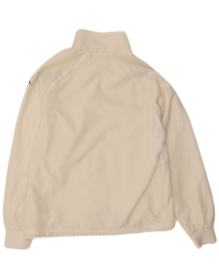 Giacca da ginnastica da uomo Reebok Small in poliestere color block bianco
