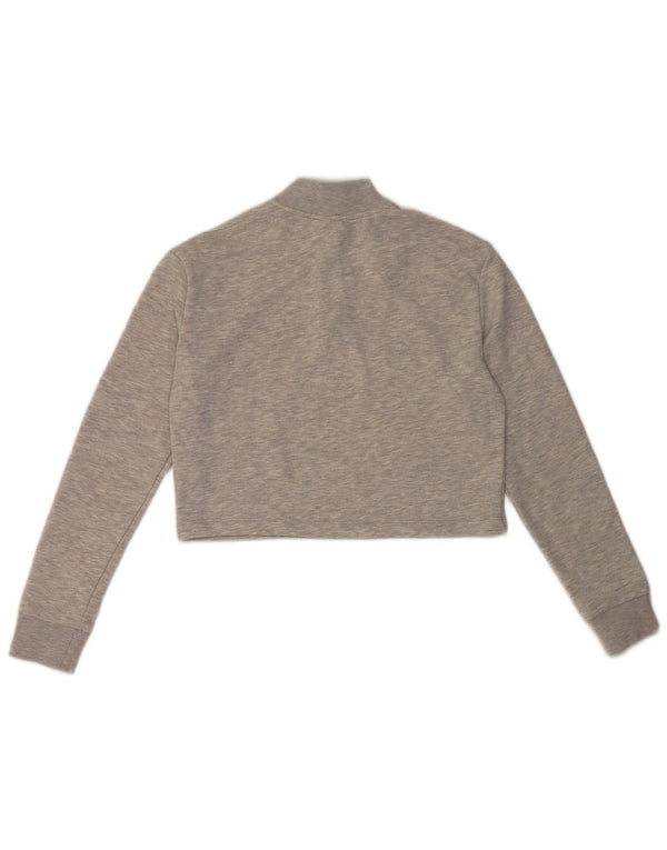 Felpa da donna con grafica corta Puma UK 10 Small Grey Colourblock