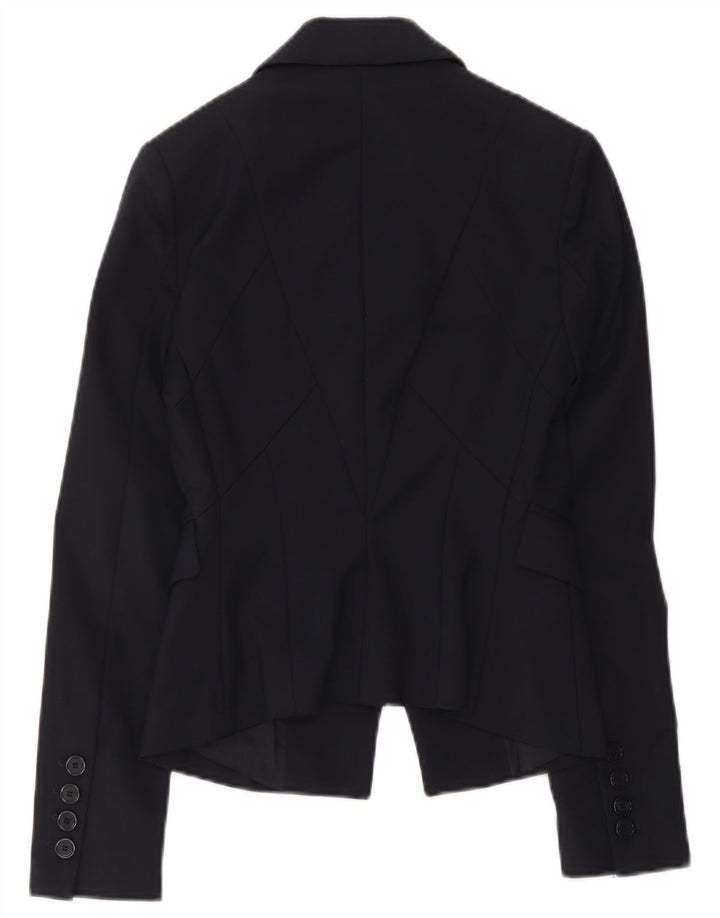 Giacca Blazer 2 Bottoni Donna Elisabetta Franchi IT 42 Blu Navy Medio