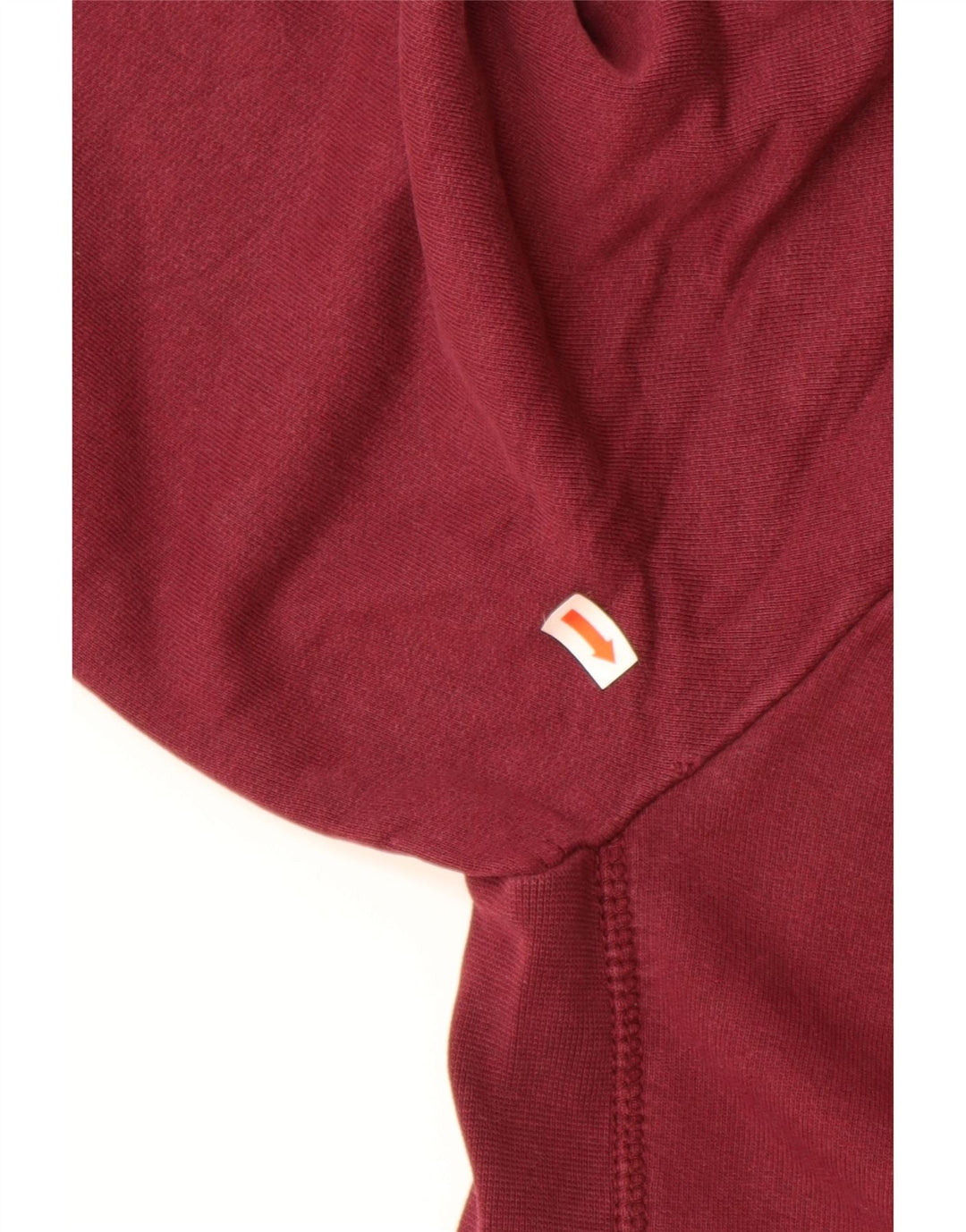 TOMMY HILFIGER Felpa grafica da uomo Maglione grande cotone bordeaux