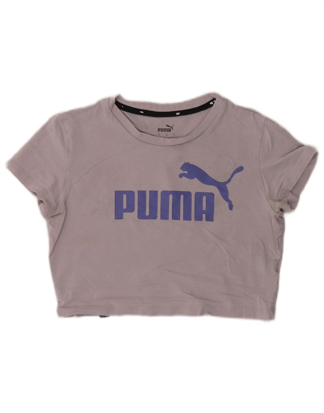 T-shirt grafica corta da donna Puma UK 10 piccola grigia