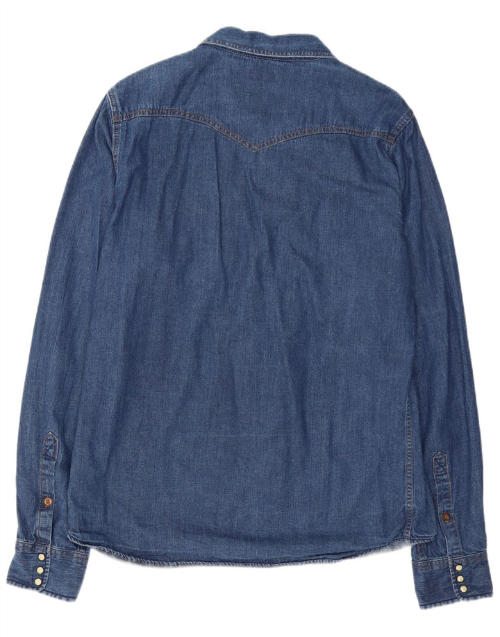 DIESEL Camicia in denim da uomo XL in cotone blu
