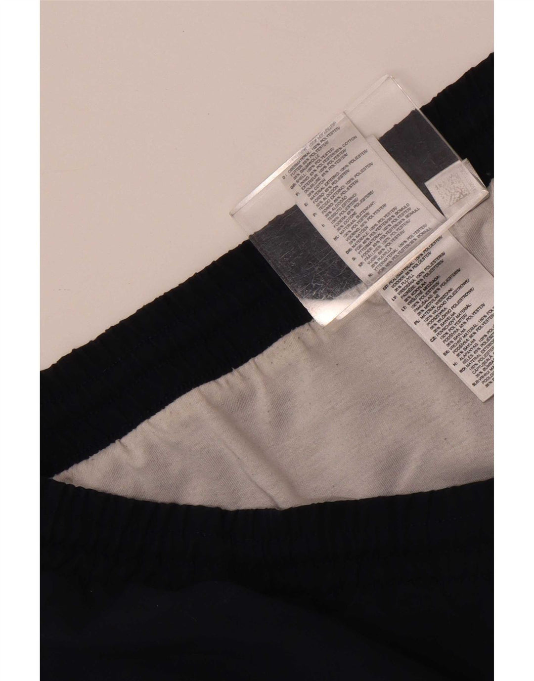 Pantaloncini sportivi da uomo Adidas grandi sportivi in poliestere blu navy
