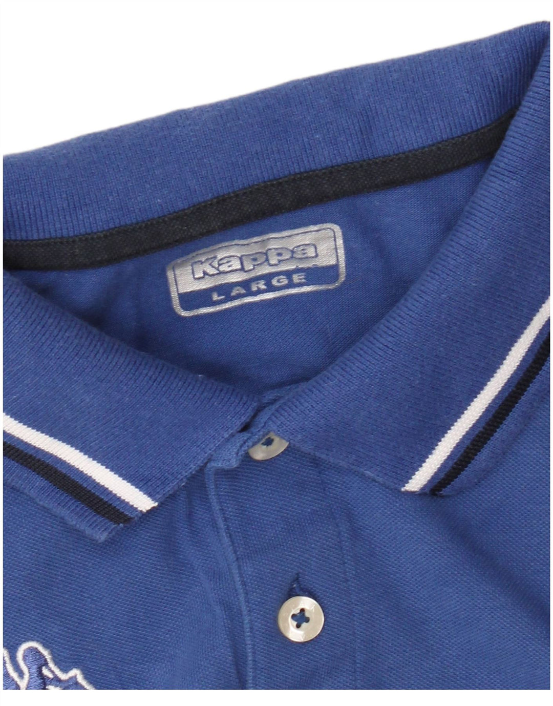 Polo Kappa Uomo Large Blu