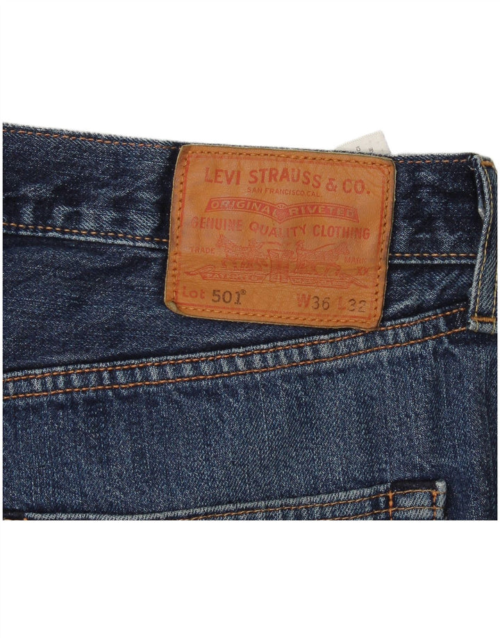 Levi's Uomo 501 Jeans dritti W36 L30 Cotone Blu