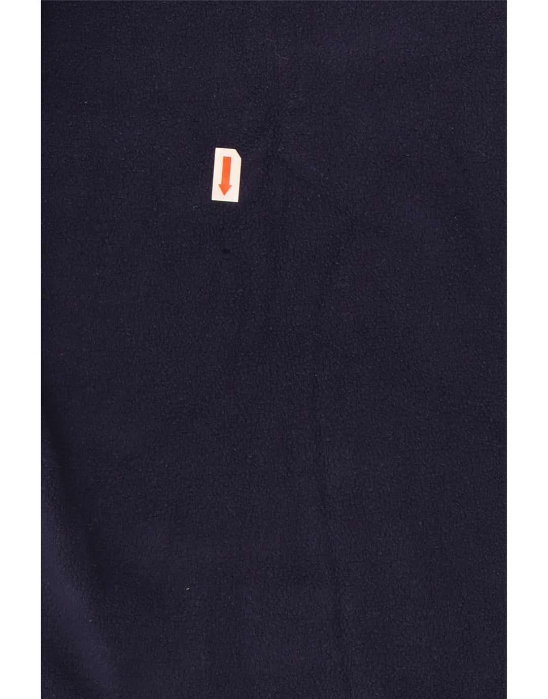 Maglione in pile da uomo Kappa con zip e collo grande in poliestere blu navy