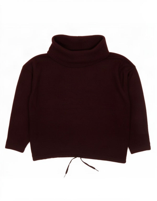 Maglione in pile oversize da donna Marks & Spencer UK 16 Large Bordeaux