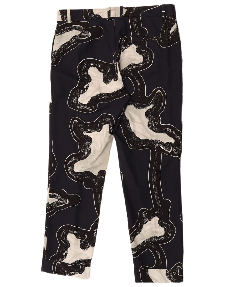 Pantaloni chino da donna con motivo astratto Cos EU 40 medio W34 L28 blu navy