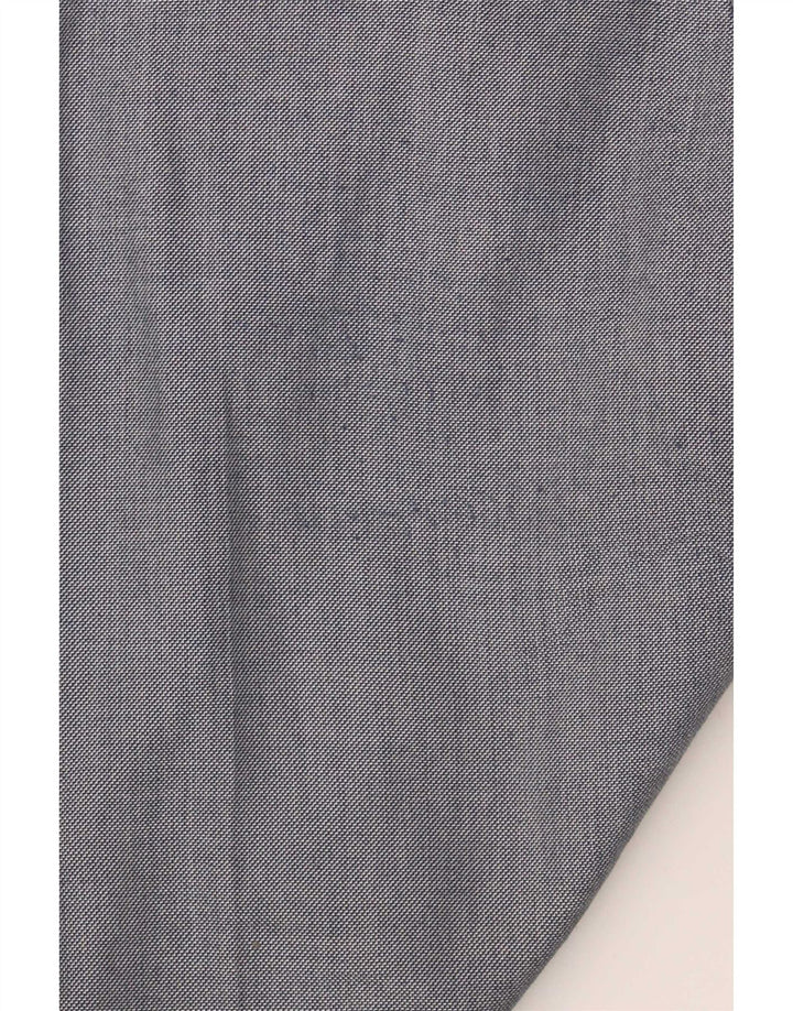 Pantaloni da abito dritti da uomo Marks & Spencer W38 L29 poliestere blu