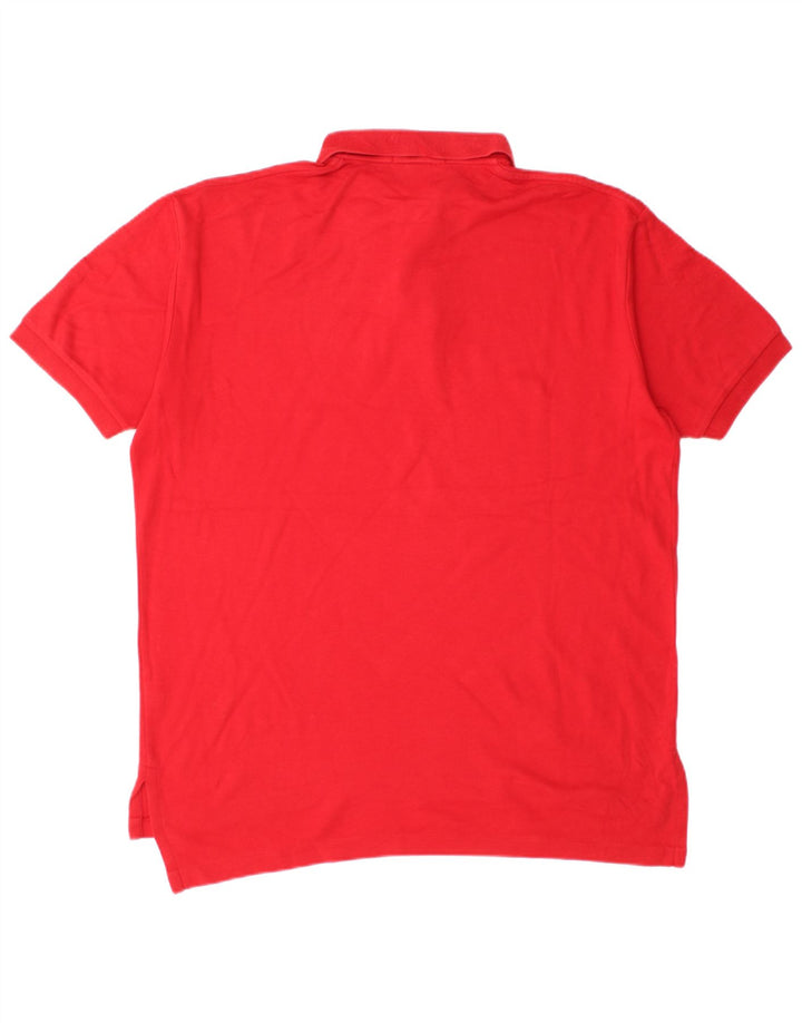 Polo Ralph Lauren da uomo in cotone rosso medio