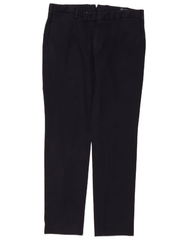 Pantaloni chino slim da uomo Polo Ralph Lauren W32 L31 cotone blu navy