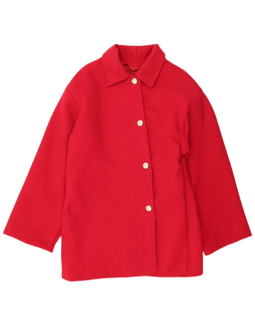Cappotto vintage da donna UK 14 rosa medio