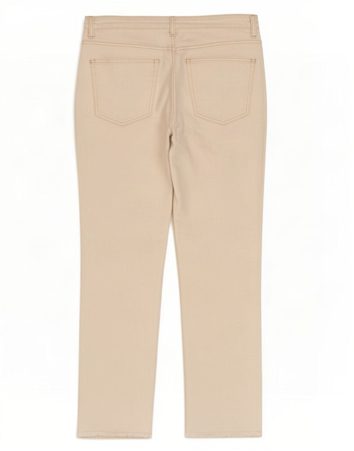 Jeans dritti da donna Topshop W30 L26 cotone bianco