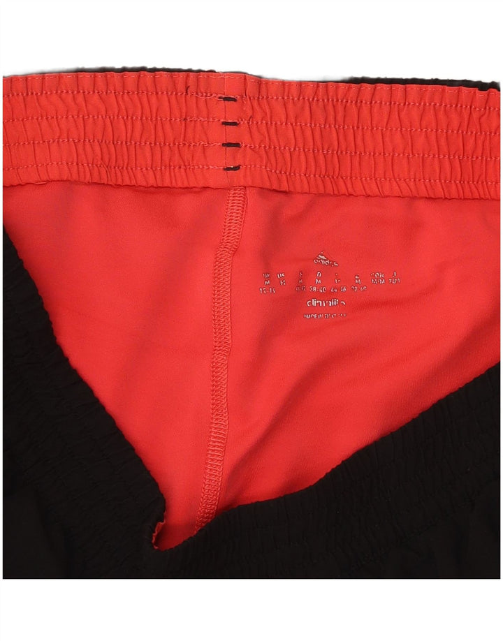Pantaloncini sportivi ADIDAS Climalite da donna UK 12/14 Poliestere nero medio