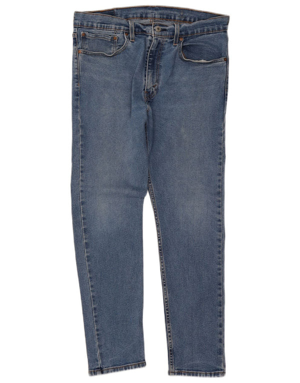 Jeans Levi's Uomo 512 Slim Tapered W34 L30 Cotone Blu