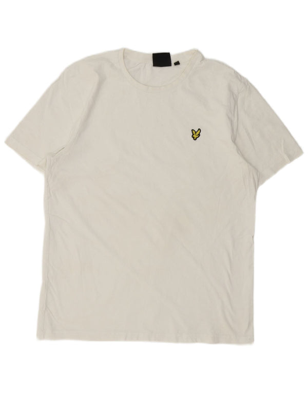 T-shirt da uomo Lyle & Scott grande bianca
